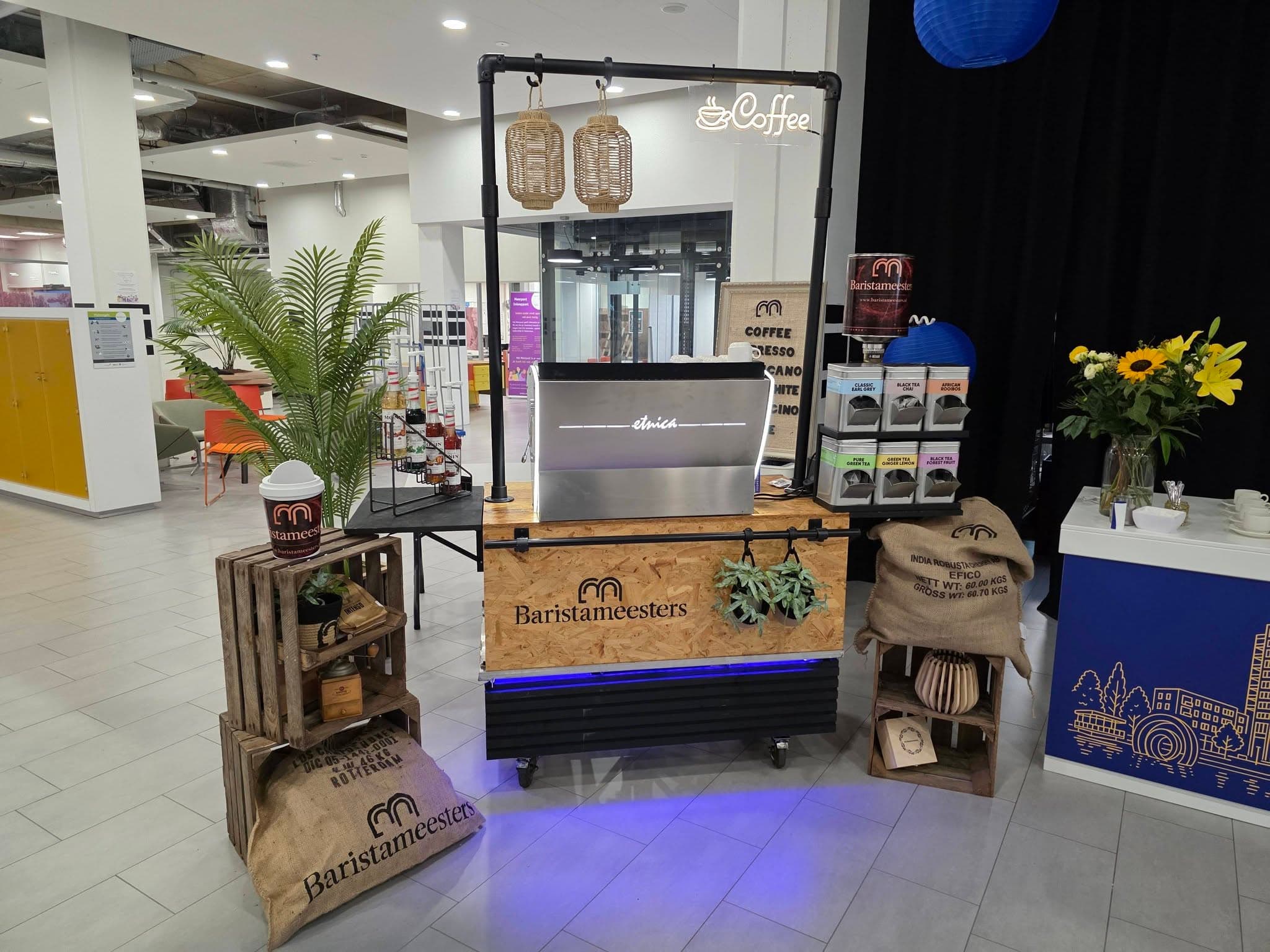 Baristabar all in pakket 8 uur tot 50 personen