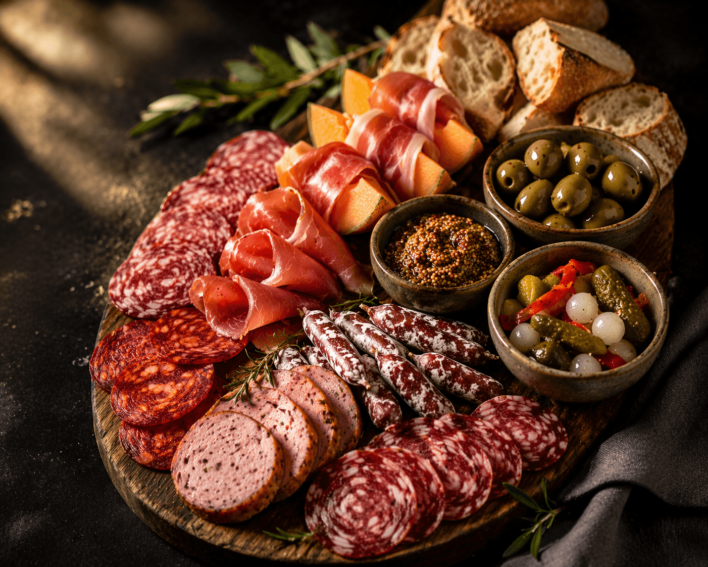 Ambachtelijke worstselectie